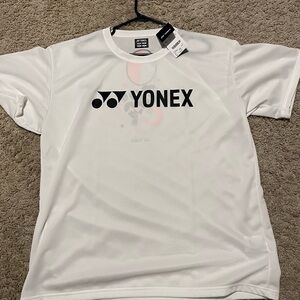 Yonex Men's White Short Sleeve Tee